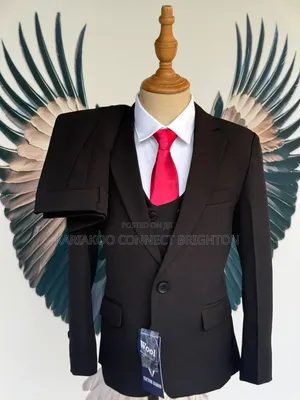 Armani Sharp Cut Black Suit