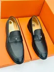 Men's Moccasin Style Leather Shoes - 3