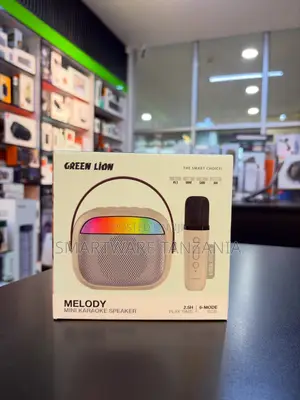 Green Lion Melody Mini Karaoke Speaker with RGB Lights