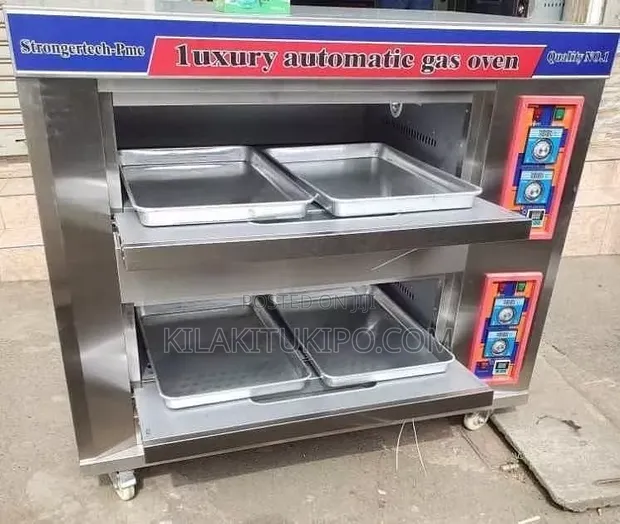 Luxury Bakery Automatic Gas Oven - 2 Doors, 4 Trays - 1