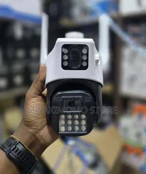 Kamera ya Usalama ya PTZ Isiyo na Waya ya Lenzi Mbili
