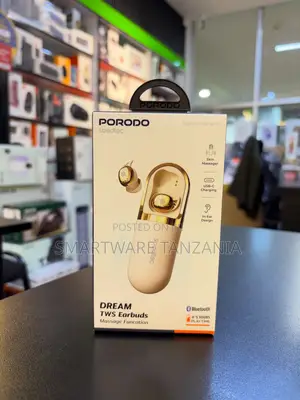 Porodo Dream TWS Earbuds with Bluetooth & USB-C
