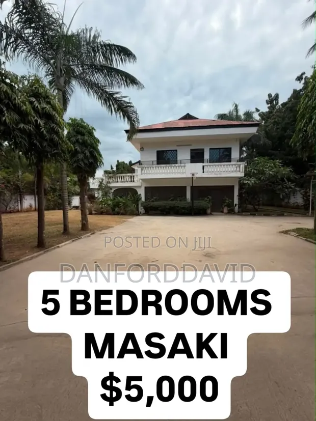 Nyumba ya Vyumba 5 vya Kulala, Kahwa Real Estate, Masaki, kwa Ajili ya Kukodisha - 1