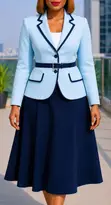 Classic Three-Quarter Dress - 4