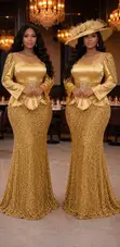 Sparkle Sequin Mermaid Evening Gown - 3