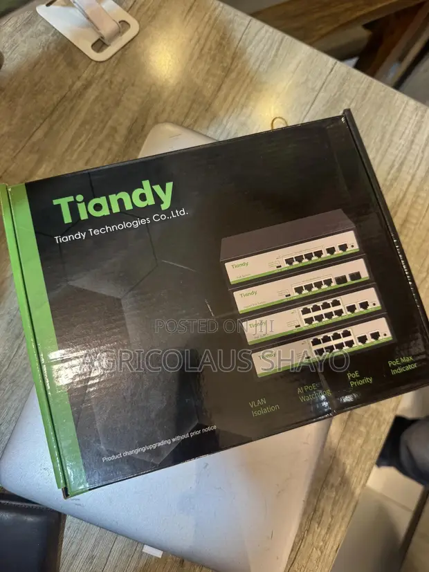 Tiandy PoE Network Switch (VLAN Isolation & AI PoE Watchdog) - 1