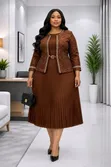 Women's Multicolor Swing Dress - 1