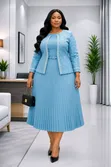 Women's Multicolor Swing Dress - 2