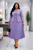Women's Multicolor Swing Dress - 3