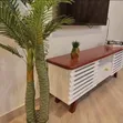 Wood-Mode White TV Stand - 2
