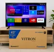 Vitron 43 Inch Smart Frameless TV - 1