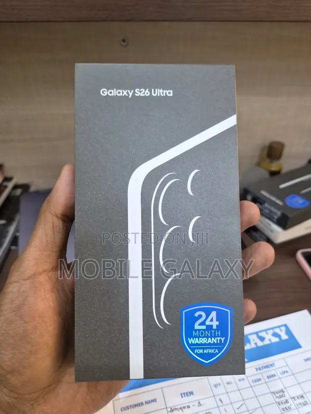 Samsung Galaxy S26 Ultra 5G 256GB Nyeusi Mpya - 1