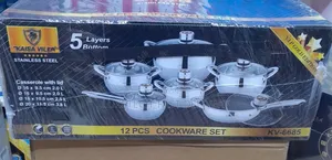 Kaisa Villa 12-Piece Stainless Steel Cookware Set (VIP Gold Edition)