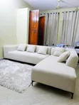Used L-Shape Sofa Set with Fiber and Spring - 2