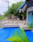 Used L-Shape Sofa Set with Fiber and Spring - 3