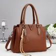 Aoking Women's Geometric Pattern Handbag - 4