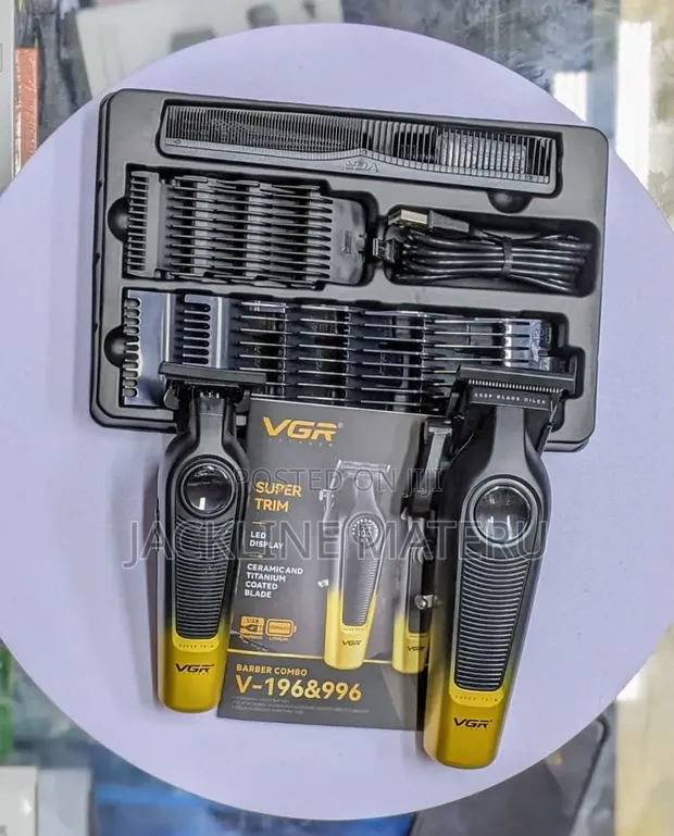 VGR Hair Machine 2-in-1 Makasi na Vipunguaji - 1