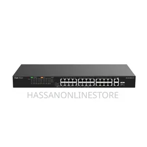 Ruijie RG-ES126FGS-LP 24-Port 10/100 + 2-Port Gigabit Unmanaged PoE Switch