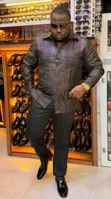 Premium Paisley Silk/Satin Men's Shirts - 5