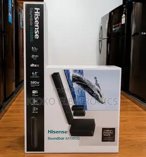 Hisense AX5100Q 580W 5.1 Channel Soundbar with Dolby Atmos