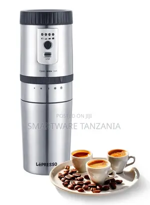 LePRESSo Portable Drip Coffee Maker with Burr Grinder (12V)
