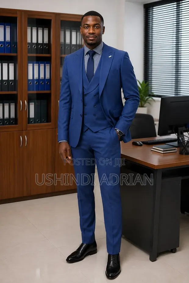 Suti ya Alverno Prestige 3-Piece Double Button - 1