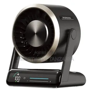 Porodo Chillo Core Desktop Fan with LED Display, 6000mAh