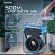 Porodo Chillo Aqua Portable Mist Fan - 500mL, Saa 10 za Matumizi - 2