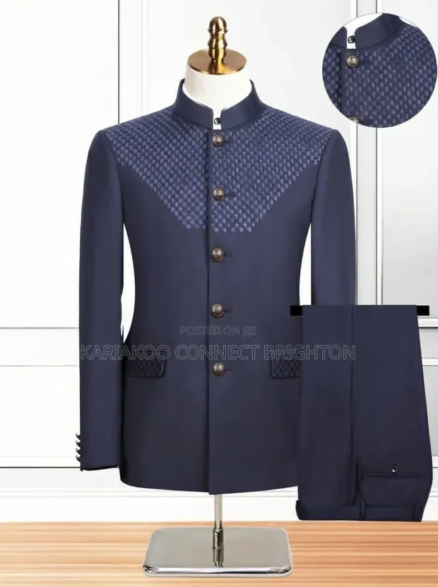 Elite Band Collar 3-Piece Suit Package - 1