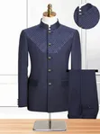 Elite Band Collar 3-Piece Suit Package - 1