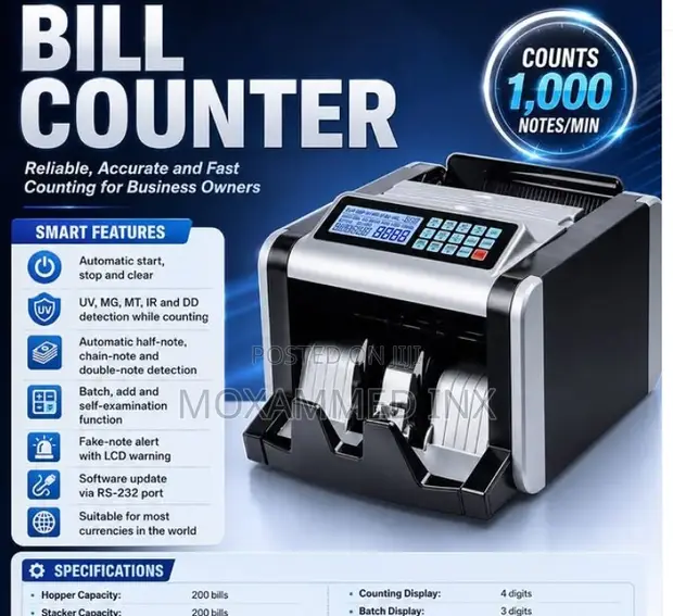 Bill Counter / Money Counting Machine - 1