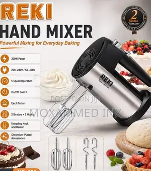 Reki Hand Mixer N3-101 - 300W, 5 Speed