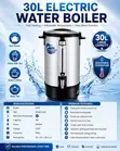 30L Electric Water Boiler - Model 3009 - 1