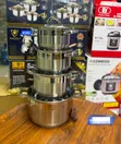 Kaisa Villa 8pc Sufuria za Chuma cha Kutolea Kutokua kwa Induction - 2
