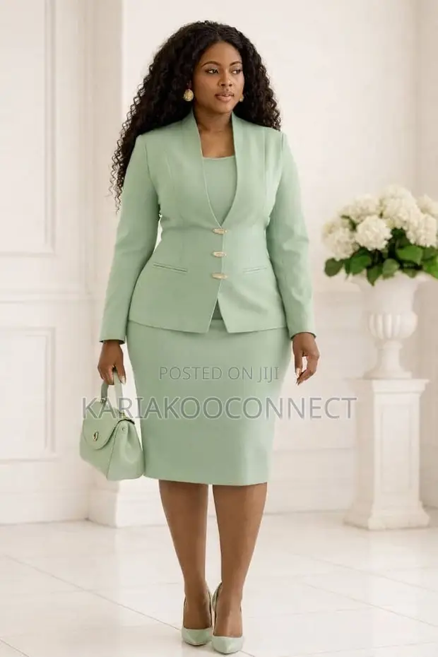 Women's Elegant Corporate Two-Piece Suit - 1