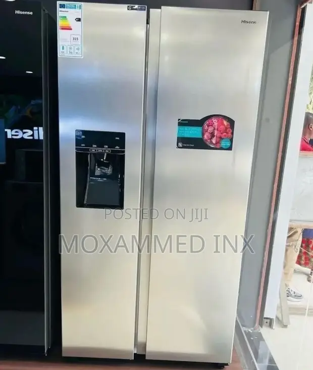 Hisense 474L Side-by-Side Fridge - Total No Frost - 1