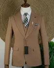 ROMASTE Dalas Suit - Men's Brown - 3