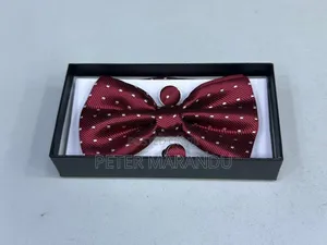 Luxury Men's Bow Tie Sets with Cufflinks & Pocket Squares