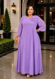 Embellished Chiffon Maxi Dress - 2
