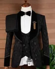 Perino Black Suit - 3 Pieces - 2