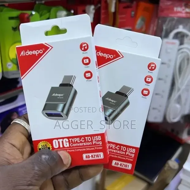 Aldeepo AD-KZ161 OTG Type-C to USB Conversion Plug - 1