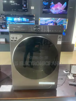 TCL Mashine ya Kufulia Kg 12 Wash / Kg 8 Dry Full Automatic yenye Wi-Fi
