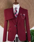 Marco Lorenzo 3-Piece Red Suit - Brand New - 1