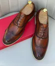 Clarks Men's Brown Leather Moccasins - Size 41 - 4