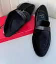 Christian Louboutin Velvet Buckle Moccasins - 2