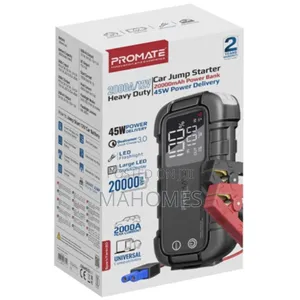 Promate Car Jump Starter 2000A / 12V
