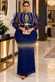 Beaded Embellished Two-Piece Skirt & Top Set - 2