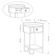 Timber & Hardware Cactus Night Stand Left Module - 3