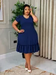 Modern Casual Dress - Multicolored - 5