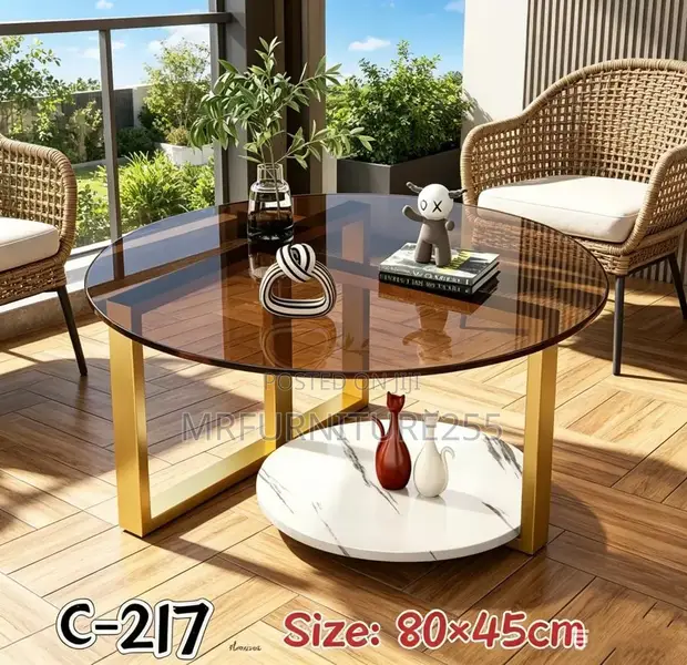 Wood-Mode Round Coffee Table - 1